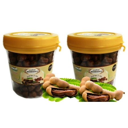 Thai Candy Moniegold Chewy Tamarind Candy 130 G.Pack of 2 made from fresh sweet & sour tamarind which is chewy and delicious by Thai Tasty. ()