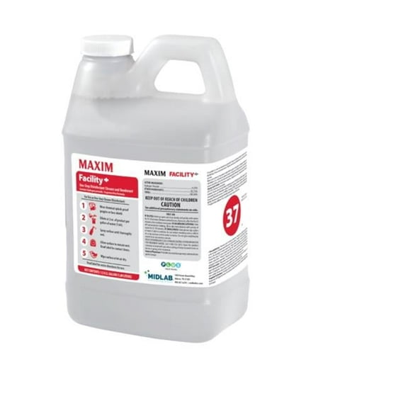 Maxim MLB04620065T No. 37 Facility Plus Disinfectant Cleaner - Case of 4