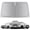 59 x 30 inches, variant on Front Window Windshield Sun Shade For Tesla Model Y & Model 3 (2017-2026) Silver Custom Fit