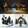 thumbnail image 3 of PENGXIANG Luminous LED Light Snow House Display Mold Home Christmas Decor Ornament Gift, 3 of 11