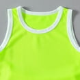 thumbnail image 7 of CAICJ98 Boys Girls 2 Piece Outfits Cute Sleeveless Summer Short Sets Athletic Scoop Neck Tank Top and Shorts with Pockets (Green,7-8 Years), 7 of 7