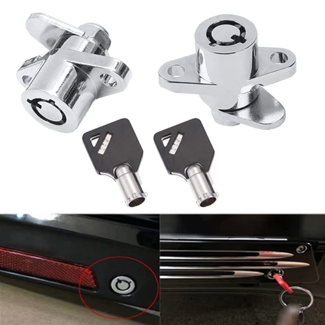 Cerraduras duras para alforjas, 2 llaves, para Harley Davidson Touring Electra Street Glide Road King Glide 1993-2013