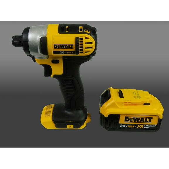 DeWALT Max 1/4" 20V Cordless Variable-Speed Impact Driver DCF885B with 4Ah Battery
