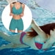 thumbnail image 2 of Eigraketly Traje de baño de mujer con cordón atado inalámbrico acolchado conjunto de deportes de baño vacaciones de verano poliéster Nylon traje de Traje de baño Verde L Eigraketly OD021111-13, 2 of 6