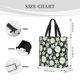 thumbnail image 3 of Easygdp White Daisies and Bee Bolsa Tote para Mujer, Bolso de Hombro para Trabajo, Playa, Viajes, Compras y Supermercado, 3 of 6