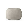 thumbnail image 4 of Jaxx Ellis Ottoman Shearling Faux-Lamb Plush Pouf for Modern Interior Design, Small, Smoke, 4 of 4