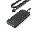 thumbnail image 1 of Anker Regleta con 3 puertos USB, protector contra sobretensiones (2100J-10 pies), 12 salidas con 2 puertos USB A y 1 puerto USB C, funciona con iPhone 15/15 Plus/15 Pro/15 Pro Max, para el hogar, la o, 1 of 5