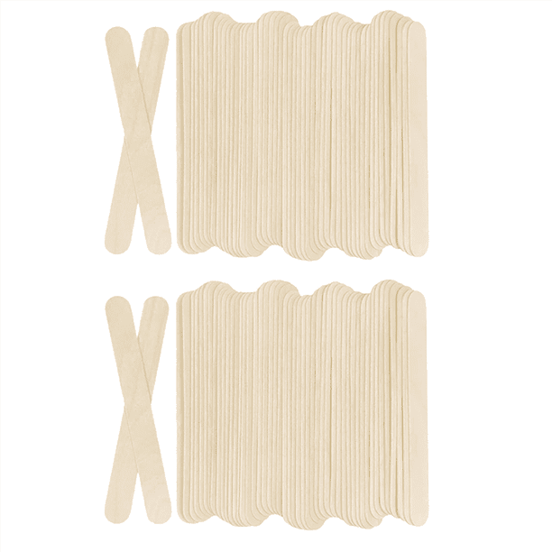 200 Palitos de Paletas Artesanales de Madera de 6 Pulgadas de X 3/4 de Pulgada de Palitos de Paletas de Hielo para Manualidades de Bricolaje