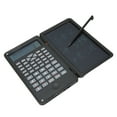 thumbnail image 1 of Calculatrice Scientifique à 10 Chiffres pour Étudiants, Calculatrice Portable avec Bloc-Notes LCD Effaçable, Calculatrice Mathématique Multifonctionnelle à Main pour Usage Quotidien et de Bureau, 1 of 7