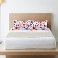 thumbnail image 6 of GZHJMY Valentine's Day Silk Pillowcase for Hair and Skin 1PCS,Colorful Love Heart Satin Pillow Covers Standard Size 20x26 in Home Decor, 6 of 7