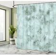 thumbnail image 4 of Ambesonne Marble Print Shower Curtain, Stormy Details Pattern, 69"Wx70"L, Pale Seafoam, 4 of 4