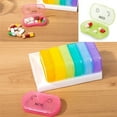 thumbnail image 6 of UDIYO Portable Rainbow 7 Days Weekly Pill Medicine Box Drug Storage Case Container, 6 of 6