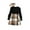 Black, variant on Diufon Toddler Girls Skirt Outfits Fall Winter Long Sleeve Warm Sweater Tops and Plaid Half Skirt Set 2 Piece Sets