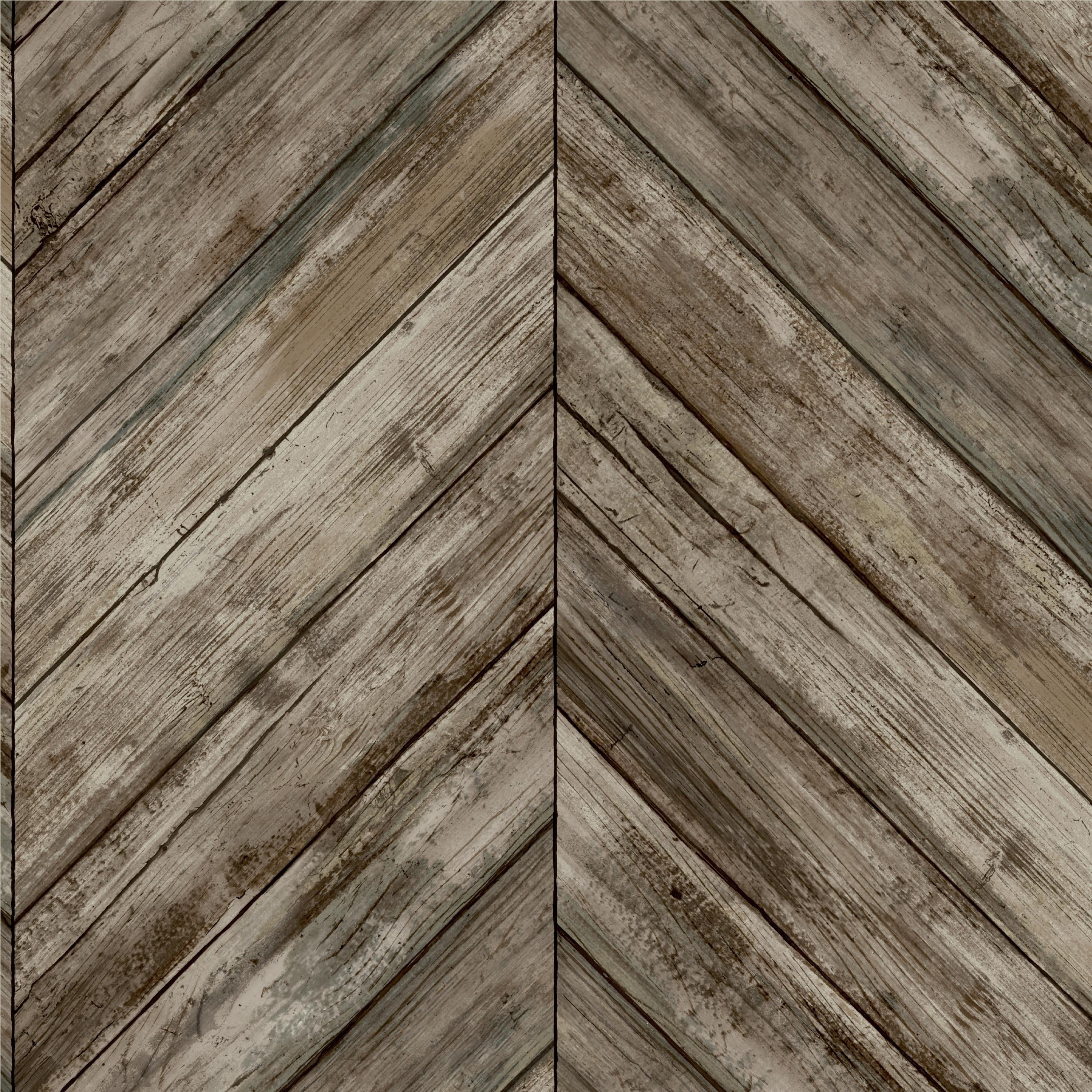 RoomMates Herringbone Wood Boards Peel and Stick Wallpaper - Walmart.com
