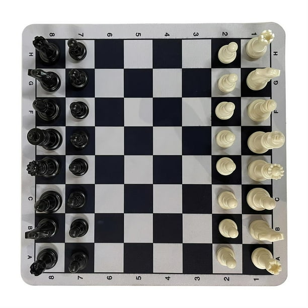 Juego De Tablero De Ajedrez Ligero, Buena Mano De Obra, Juego De Piezas De Ajedrez, Juego De Ajedrez Portátil Para El Hogar, Al Aire Libre, Entretenimiento Para Hombres Y Mujeres Cateissary FN002584-00