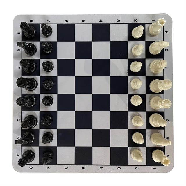 Juego De Tablero De Ajedrez Ligero, Buena Mano De Obra, Juego De Piezas De Ajedrez, Juego De Ajedrez Portátil Para El Hogar, Al Aire Libre, Entretenimiento Para Hombres Y Mujeres matsuzay FN002584-00