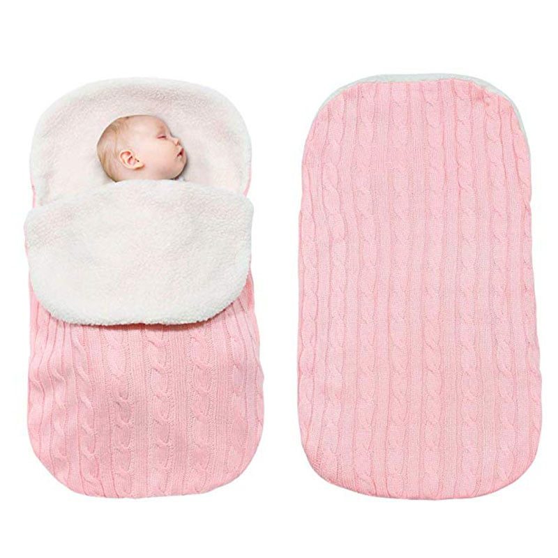 Newborn Infant Baby Unisex Winter Swaddle Sleeping Bag Wrap Soft Bed Blanket CB 