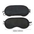 thumbnail image 2 of YWIYIUD 3PCS Polyester EyeMasks with A Pair Of Earplugs for Adults SleepingMask Lightproof Eye Shades Comfortable Blindfolds for Sleeping DreamEssentials During Travel Home Hotel, 2 of 4