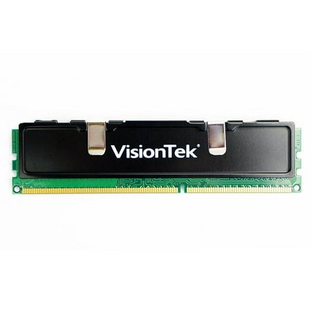 - visiontek 2gb ddr3 1333 mhz (pc3-10600) cl9 dimm low profile heat spreader, desktop memory - 900384