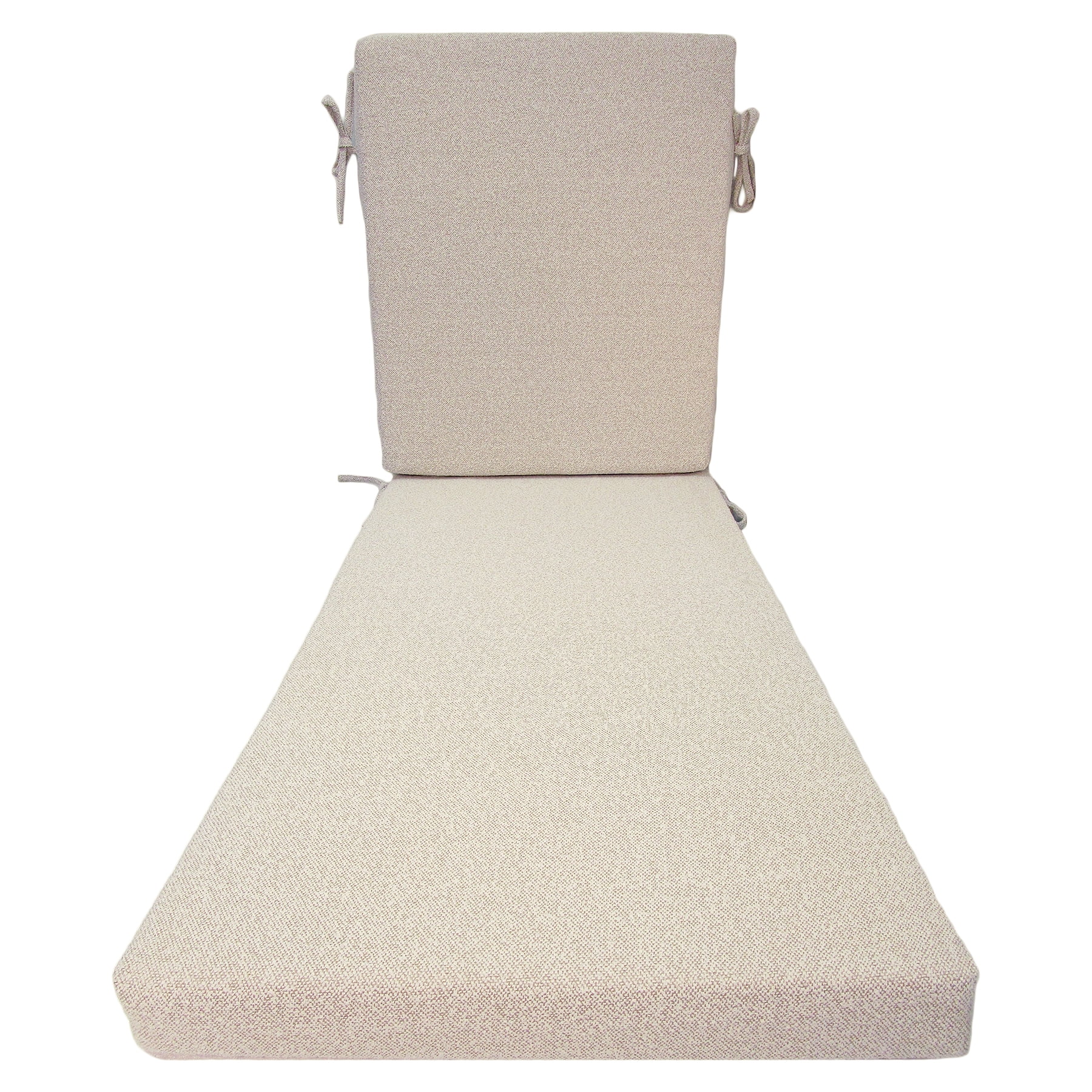 Better Homes & Gardens 72" x 23" Outdoor Chaise Lounge Cushion, 1-Piece, Cream Boucle