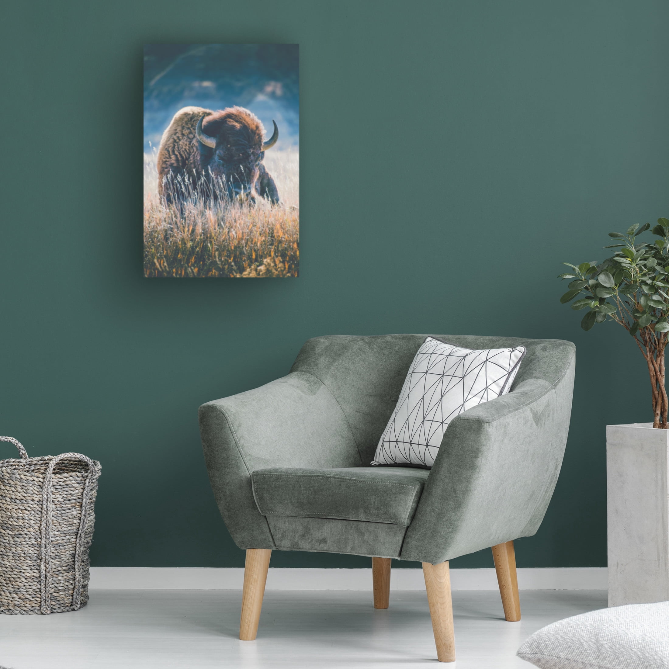 Canvas Wall Art - Annie Bailey Art 'Quiet Season' Wall Art for Living Room, Bedroom, or Office Décor by Trademark Fine Art - 12 x 19 Inches