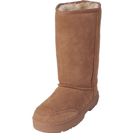 Brinley Co Women's Sheepskin Lug Sole Co