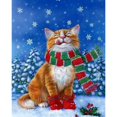 thumbnail image 1 of Chat de Noël - Peinture Diamant DIY, 1 of 6