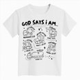 thumbnail image 4 of NIEWTR Toddler Boys Lounge Tees Short Sleeve Breathable Pima T-Shirts Crew Neck Loose Tops for Playtime and Lounging（White,9-10 Years), 4 of 4