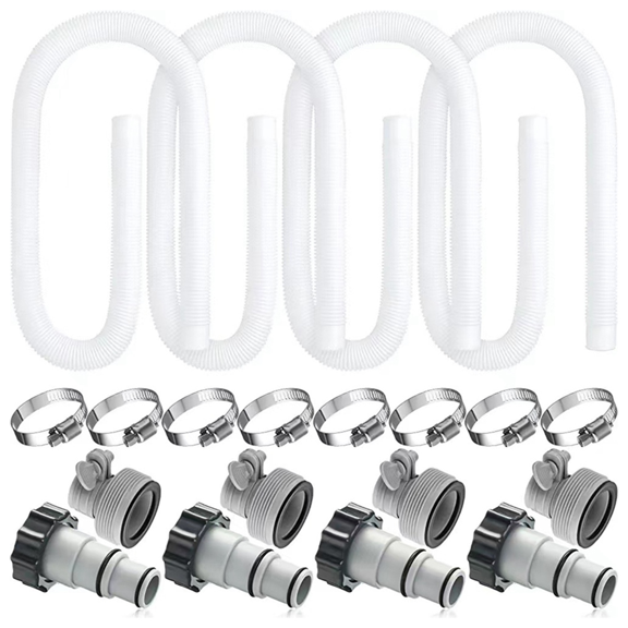 1.5inch X 59inch Pool Hoses-Skimmer Hoses for Pump Filter,Pump Tubes Above Ground Sand Filter