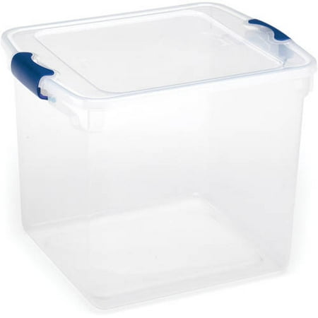 4pk 31qt Modular Latching Clear Storage Bin - Homz