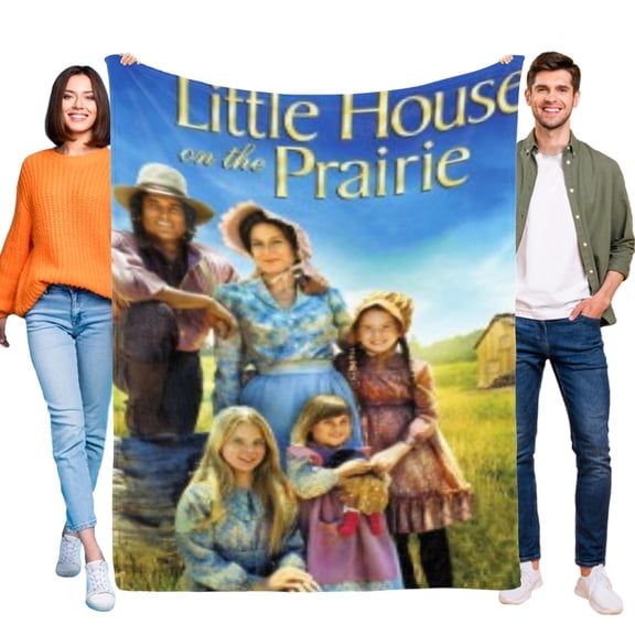 GYLJY25 Little House on the Prairie Throw Blanket 30"x40" Flannel Soft Bed Couch Gift Decor