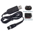 thumbnail image 2 of Cable de carga USB yuxing para afeitadora Philips OneBlade QP2630, 2 of 5
