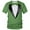 Color4, variant on QTAGTESS Tuxedo T-Shirt Peacock Print Shirt Fake Suit with Bowtie Tee
