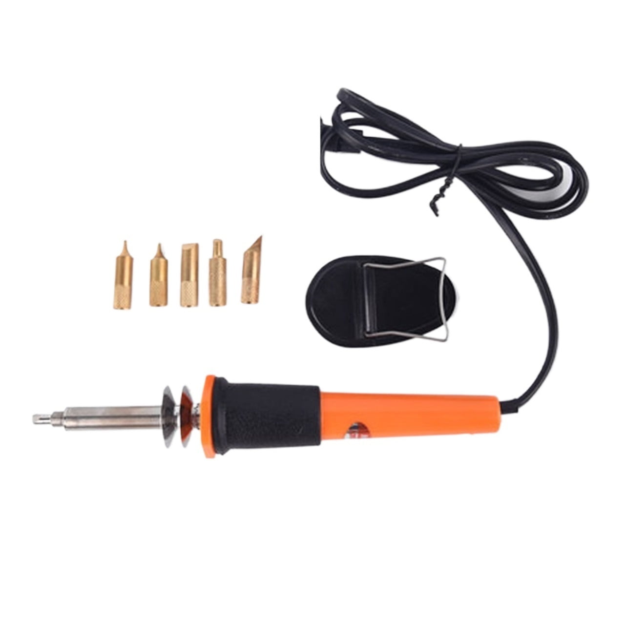 30W Electric Soldering Iron Pen Wood Burning Pen Set Pencil Burner With Brass Tips and Accessories Diy Tools Burning Brush ,Precise Temperature Adjustment