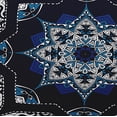 thumbnail image 2 of Simply Daisy, 14" x 20" Shawl Navy Blue Decorative Abstract Outdoor Throw Pillow, 2 of 3