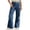 Blue, variant on Jeans for Women Wide Leg Pull on Denim Pants Loose Stretch Elastic Waist Jean Pants Trousers Streetwear
