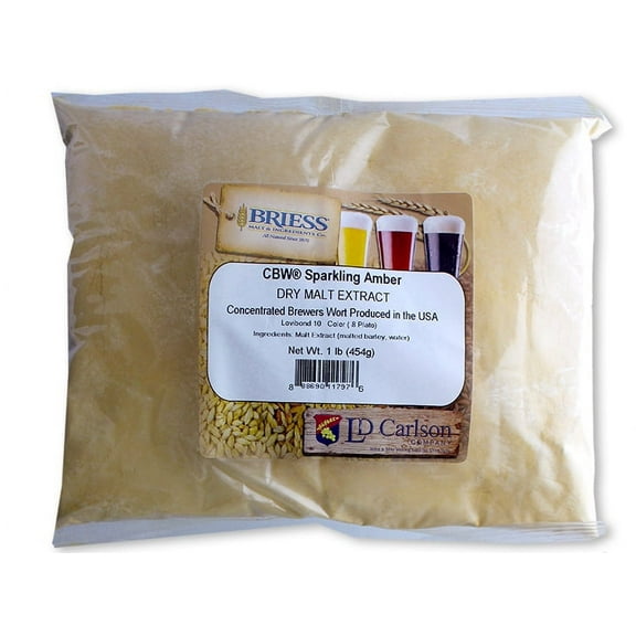 HomeBrewStuff Briess CBW Dry Malt Extract (DME) for Home Beer Brewing (Sparkl...