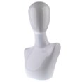 thumbnail image 3 of Cabeza modelo Fwmale clásico, maniquí maniquí que muestra cabeza con el busto del hombro exhibición del colr Colcomx Cabezal de exhibición de sombrero de peluca, 3 of 8