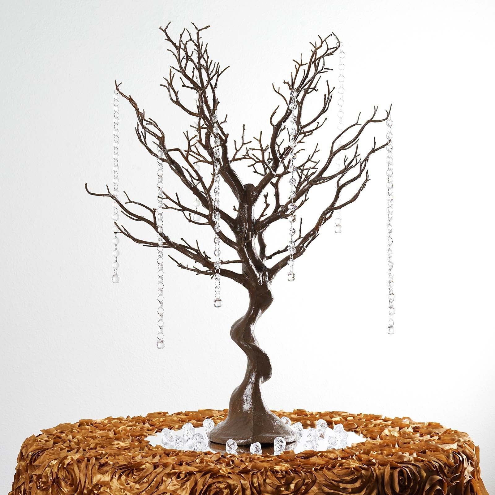 30" Glittered Manzanita Centerpiece Tree For Wedding Event Tabletop Decorations 