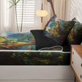 thumbnail image 5 of Homewish Vintage Dino Zipper Twin Comforter Sets with Fitted Sheet and 2 Pillowcases,Jungle Wildlife Zipper Bedding Set,Green,Black Reversible,4pcs, 5 of 8