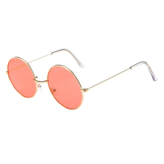 GIJNRIUIUA Under $5 Oval Sunglasses for Women Trendy Classic Shades Protection Multicolor Frame
