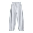 thumbnail image 4 of Lmnyox Wide Leg Pants for Women Flowy High Waist Lounge Pants with Pocket Fashion Casual Palazzo Pants, 4 of 5