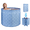 Sky Blue, variant on Beuway 31"Large Upgraded Foldable Bathtub for Adult,Portable Hot Ice Bath Tub,Soaking Spa,Black