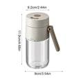 thumbnail image 2 of 180ml Glass Seasoning Jar with Measuring Dispensing Lid, Kitchen Spice Shaker and Pour Bottle with Airtight Seal, Refillable Condiment Container for Salt, Sugar, Pepper and Seasonings, 2 of 5