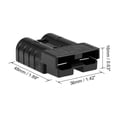 thumbnail image 3 of Kit de Conexión y Desconexión Rápida de Batería de 6 Gauge, Conector de Cable de 50A para Winch, Auto, Remolque, Conductor Negro, 2 piezas, 3 of 3