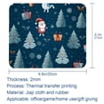 thumbnail image 5 of Christmas Printed Non-Slip Rubber Bottom Gaming Mouse Pad 8.3x9.8 Inch Square Office and Gaming Mouse Mat, 5 of 6