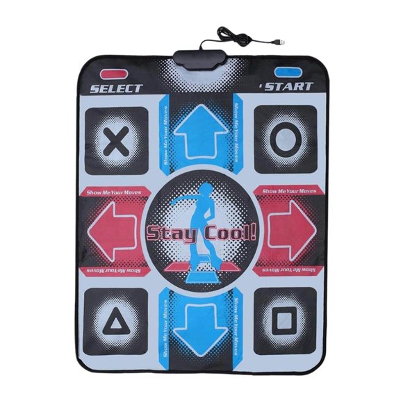Langgg Single Person Dance Mat Game Single Blanket for PC Laptop Dancing Step USB Dance Blanket for Mat Non Slip Dancing Blanket for Kids