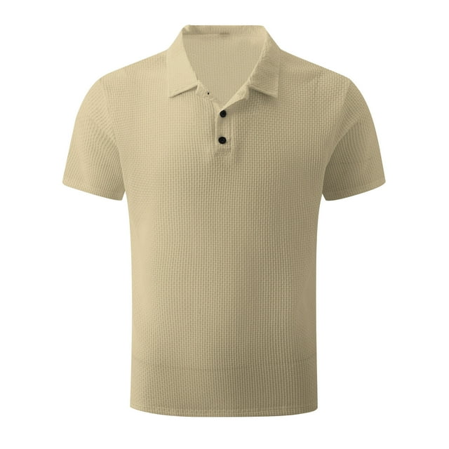 FAIWAD T-Shirts à Manches Courtes pour Hommes, Séchage Rapide, Col Rond, Décontractés, Ajustés, Athlétiques, pour le Golf