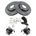 thumbnail image 2 of TRQ Wheel Hub & Premium Posi Ceramic Brake Pad Rotor Front Kit Fits Select GM SUV Truck, 2 of 6