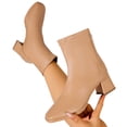 thumbnail image 4 of Willtoo Women's Square Toe Side Zipper Mid Chunky Heels Retro Ankle Boots, 4 of 6